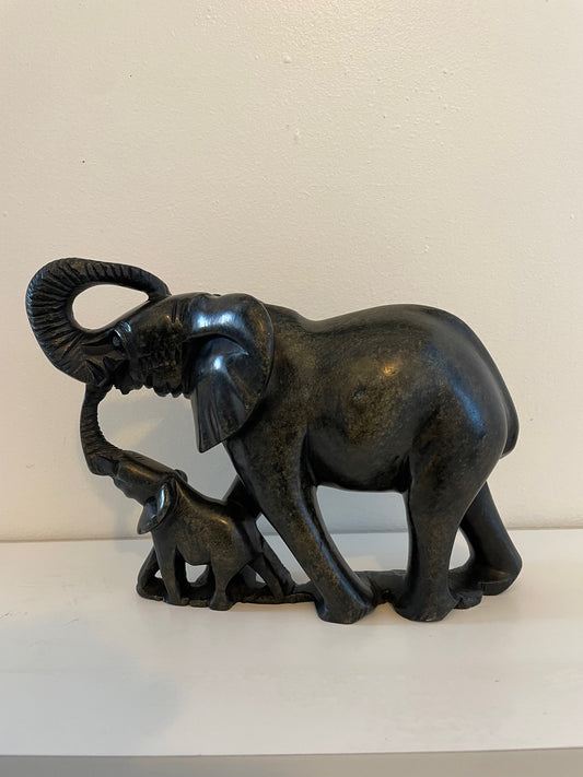 Mother & Child Elephant 20cm