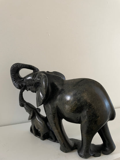 Mother & Child Elephant 20cm
