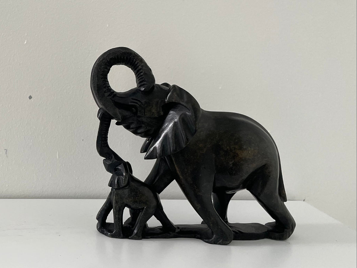 Mother & Child Elephant 15cm