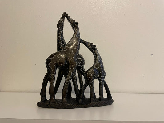 Triple Giraffe Sculpture 20cm