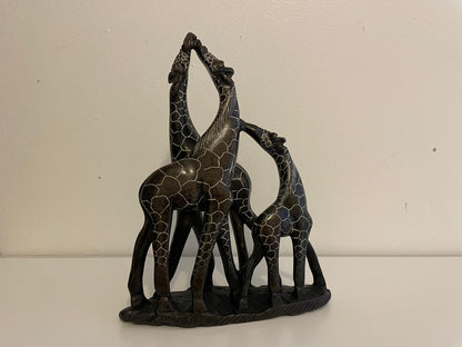 Triple Giraffe Sculpture 20cm