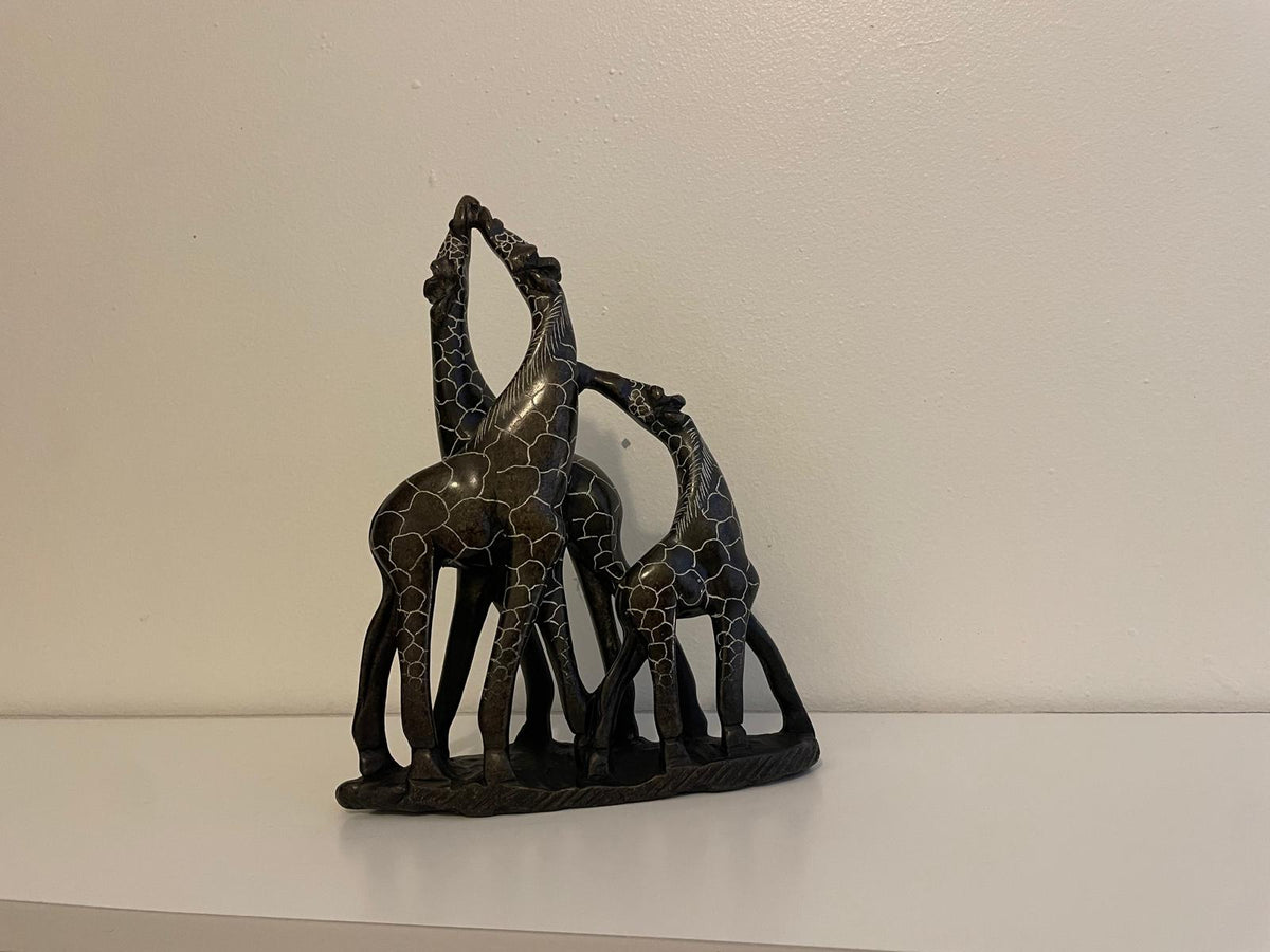 Triple Giraffe Sculpture 20cm