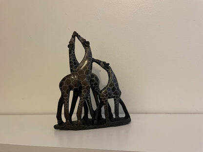 Triple Giraffe Sculpture 20cm