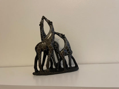 Triple Giraffe Sculpture 20cm
