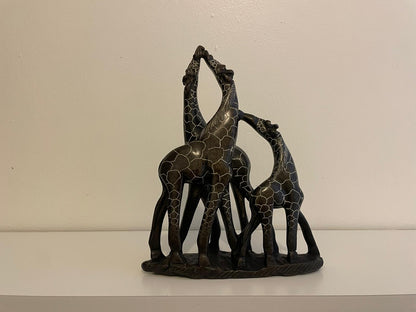 Triple Giraffe Sculpture 20cm