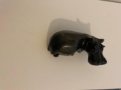 Hippo Sculpture - Mouth Closed 10cm