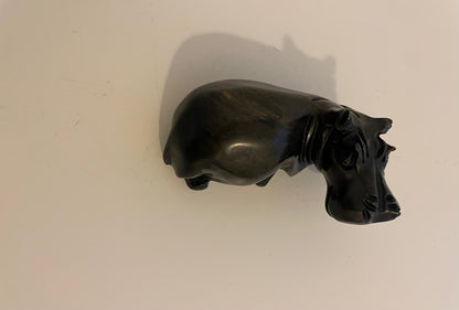 Hippo Sculpture - Mouth Closed 10cm