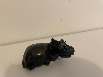 Hippo Sculpture - Mouth Closed 10cm