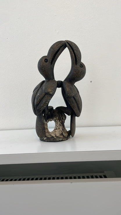 Hornbill Lovers Sculpture 20cm